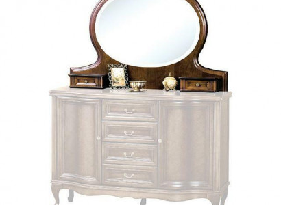 Classic designer mirror with drawers, standing mirror W-NL, top mirror